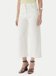 Patrizia Pepe Jeansy 2P1756/D107-W146 Biały Relaxed Fit. Białe jeansy damskie Patrizia Pepe. Za 919.99 zł.