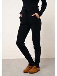Just Cashmere Kaszmirowe spodnie "Wendy" w kolorze granatowym rozmiar: XXL. Niebieskie spodnie materiałowe damskie Just Cashmere, bez wzorów, z kaszmiru. Za 323.99 zł.