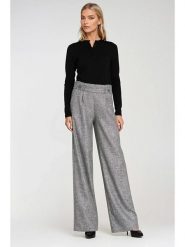 Nife Spodnie w kolorze szarym rozmiar: 40. Szare spodnie materiałowe damskie Nife, bez wzorów, z materiału. Za 221.88 zł.