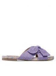 Jenny Fairy Espadryle WSS20482-02 Fioletowy. Fioletowe espadryle damskie Jenny Fairy, bez wzorów, z materiału, bez obcasa. Za 43.99 zł.