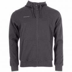 Bluza z kapturem i zamkiem błyskawicznym Stanno Base. Szare bluzy damskie STANNO, xl, bez wzorów, z bawełny, z kapturem. Za 257.50 zł.
