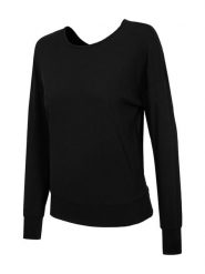 4F Bluza w kolorze czarnym rozmiar: S. Czarne bluzy damskie 4F, s, bez wzorów, bez kaptura. Za 109.45 zł.