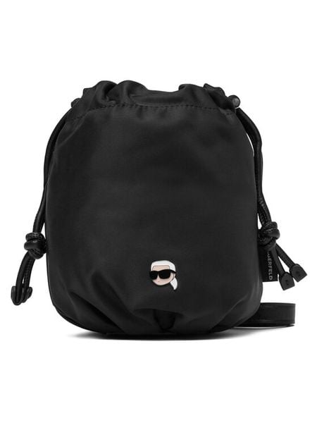 KARL LAGERFELD Torebka A4W30016 Czarny. Czarne torebki klasyczne damskie KARL LAGERFELD, z materiału, bez dodatków. Za 379.99 zł.