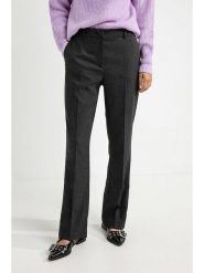 Josephine & Co Spodnie "Abraham" w kolorze antracytowym rozmiar: 40. Czarne spodnie materiałowe damskie Josephine & Co, bez wzorów, z materiału. Za 245.38 zł.