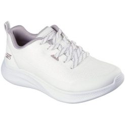 Buty sportowe damskie Skechers Bobs Mode Flex. Białe obuwie sportowe casual damskie Skechers, bez zapięcia. Za 390.00 zł.