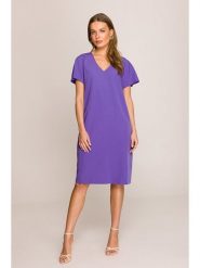 Stylove Sukienka w kolorze fioletowym rozmiar: M. Różowe sukienki damskie Stylove, bez wzorów, bez ramiączek. Za 225.05 zł.