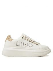 Liu Jo Sneakersy Babol 02 4F4755 EX096 Biały. Białe obuwie sportowe damskie Liu Jo, ze skóry, bez zapięcia. Za 359.99 zł.