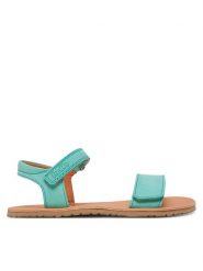Froddo Sandały Barefoot Flexy Lia G3150264-22 S Zielony. Zielone sandały dziewczęce Froddo, z nubiku, bez obcasa, bez zapięcia. Za 209.99 zł.