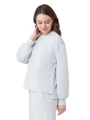 Scotch & Soda Bluza w kolorze jasnoszarym rozmiar: XL. Szare bluzy damskie Scotch & Soda, xl, bez wzorów, bez kaptura. Za 143.99 zł.