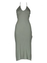 Roxy Sukienka w kolorze khaki rozmiar: M. Brązowe sukienki damskie Roxy, bez wzorów, bez ramiączek. Za 110.04 zł.