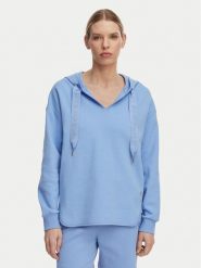 JOOP! Bluza Tristani 30102182 Niebieski Regular Fit. Niebieskie bluzy damskie Joop!, bez wzorów, z bawełny, bez kaptura. Za 849.99 zł.