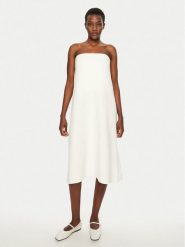 Herskind Sukienka koktajlowa Carly 5422177 Biały Loose Fit. Białe sukienki damskie Herskind, bez wzorów, z wiskozy, wizytowe, bez ramiączek. Za 609.99 zł.