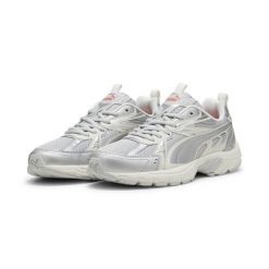 Buty Sportowe unisex Puma Milenio Tech. Szare obuwie sportowe damskie Puma, z materiału, bez zapięcia, do biegania. Za 204.66 zł.