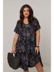 Curvy Lady Sukienka w kolorze czarnym rozmiar: 48/50. Czarne sukienki damskie Curvy Lady, bez wzorów, klasyczne, bez ramiączek. Za 149.66 zł.