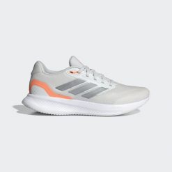 Buty Runfalcon 5 Running. Białe obuwie sportowe damskie Adidas, bez zapięcia, do biegania. Za 259.00 zł.