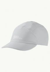 JACK WOLFSKIN Czapka z daszkiem damska Prelight Chill Cap cool grey. Szare czapki z daszkiem damskie Jack Wolfskin, bez wzorów, z elastanu. Za 90.20 zł.