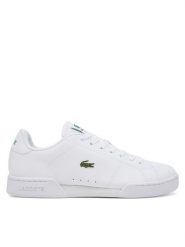 Lacoste Sneakersy Carnaby Cup 7-49SFA0040 Biały. Białe obuwie sportowe damskie Lacoste, ze skóry, bez zapięcia. Za 279.99 zł.