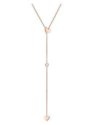Tamaris Naszyjnik z elementem ozdobnym - dł. 71 cm rozmiar: onesize. Naszyjniki damskie Tamaris, z cyrkonią, ze stali. Za 175.95 zł.