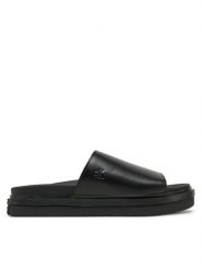 Calvin Klein Jeans Klapki Flat Molded Sandal Slide YW0YW01710 Czarny. Czarne klapki damskie Calvin Klein Jeans, bez wzorów, z jeansu, bez obcasa, bez zapięcia. Za 219.99 zł.