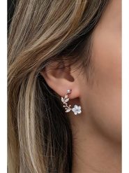 Heliophilia Srebrne kolczyki-wkrętki z cyrkoniami rozmiar: onesize. Szare kolczyki damskie Heliophilia, z cyrkonią, srebrne. Za 78.95 zł.