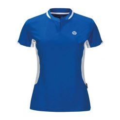 Koszulka tenisowa damska Oliver Palma Polo. Niebieskie bluzki damskie OLIVER, m, bez wzorów, bez kołnierzyka, bez ramiączek. Za 129.99 zł.