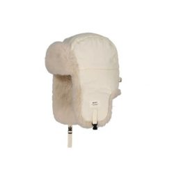 Czapka damska Barts Hawka. Białe czapki damskie Barts, na zimę, bez wzorów, z materiału. Za 249.00 zł.