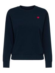 JDY Bluza w kolorze granatowym rozmiar: L. Niebieskie bluzy damskie JDY, l, bez wzorów, z bawełny, bez kaptura. Za 79.21 zł.