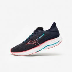 Buty do biegania damskie Mizuno Wave Ultima 16. Czarne obuwie sportowe damskie Mizuno, bez zapięcia, do biegania, mizuno wave. Za 629.99 zł.