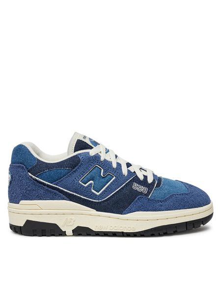New Balance Sneakersy BBW550GH Niebieski. Niebieskie obuwie sportowe damskie New Balance, ze skóry, bez zapięcia. Za 519.99 zł.