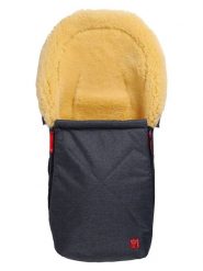 Kaiser Naturfellprodukte Śpiworek wełniany "Emma" w kolorze czarnym - 80 x 37 cm rozmiar: onesize. Czarne akcesoria do wózków Kaiser Naturfellprodukte. Za 632.42 zł.