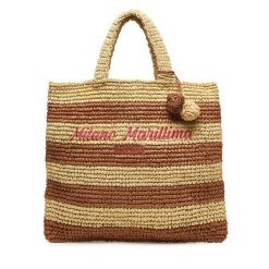 Torebka Liu Jo. Brązowe shopper bag Liu Jo, bez wzorów, bez dodatków. Za 379.99 zł.