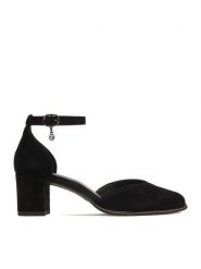 Lasocki Czółenka CEO-WB-VELA-02 Czarny. Czarne czółenka damskie Lasocki, bez wzorów, ze skóry, bez obcasa. Za 229.99 zł.