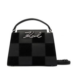 Torebka KARL LAGERFELD. Czarne kuferki damskie KARL LAGERFELD, bez wzorów, bez dodatków. Za 1,299.00 zł.
