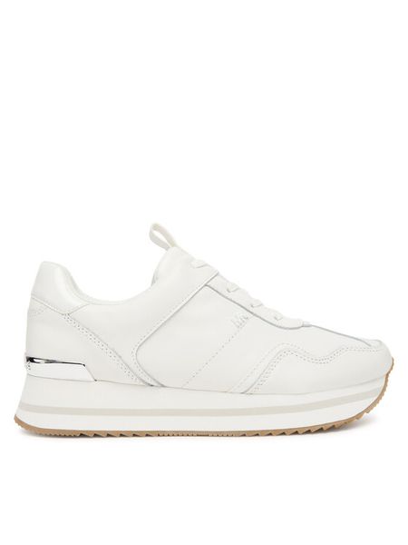 MICHAEL Michael Kors Sneakersy Raina Trainer 43T5RNFS2L Biały. Białe obuwie sportowe damskie MICHAEL Michael Kors, ze skóry, bez zapięcia. Za 559.99 zł.