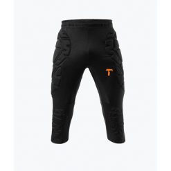 Spodnie bramkarskie 3/4 z ochraniaczami. Czarne spodnie dresowe damskie T1TAN, s, bez wzorów. Za 199.99 zł.