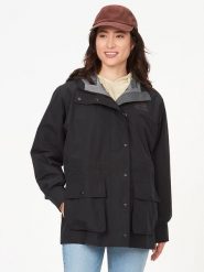 Marmot Parka "All Weather" w kolorze czarnym rozmiar: M. Czarne parki damskie Marmot, m, bez kaptura. Za 528.34 zł.