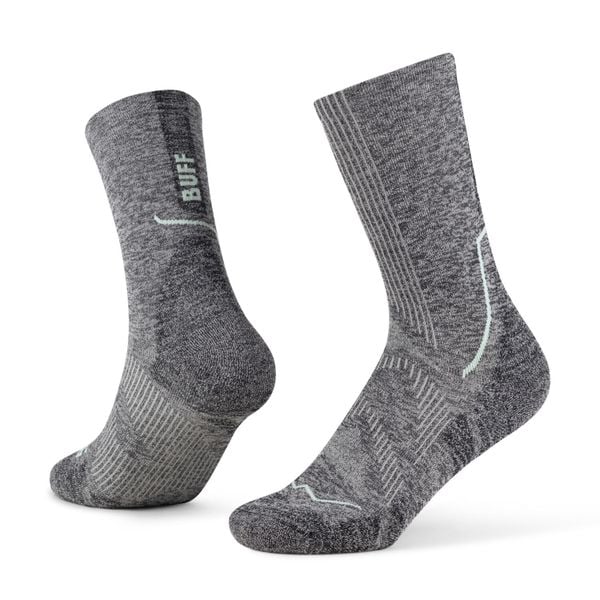 Skarpetki Buff DRYFLX® CREW SOCK DC LIGHT. Szare skarpetki damskie Buff, bez wzorów. Za 121.10 zł.