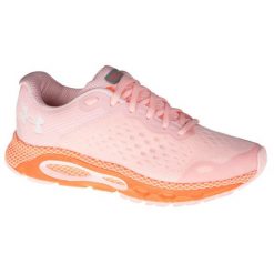 Buty do biegania damskie Under Armour Hovr Infinite 3. Czerwone obuwie sportowe damskie Under Armour, z materiału, bez zapięcia, do biegania. Za 329.99 zł.