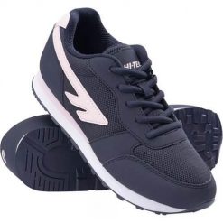 Buty do chodzenia damskie Hi-Tec Ernes. Niebieskie obuwie sportowe casual damskie Hi-tec, z gumy, trekkingowe. Za 241.00 zł.