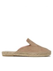 Manebi Espadryle Mules W 1.9 M0 Brązowy. Brązowe espadryle damskie Manebi, bez wzorów, ze skóry, bez obcasa. Za 379.99 zł.