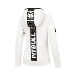 Bluza damska Pitbull rozpinana z kapturem Fuchsia. Białe bluzy damskie PITBULL, s, bez wzorów, z kapturem. Za 249.00 zł.