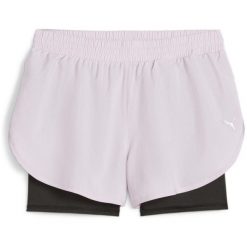 Spodenki damskie PUMA Run Favorite Woven 2In1 3". Czerwone spodenki sportowe damskie Puma, na lato, xs, bez wzorów, z materiału, do biegania. Za 109.99 zł.