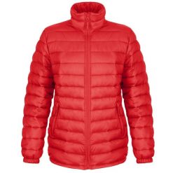 Damska Watowana Kurtka Ice Bird (wodoodporna I Wiatroodporna). Niebieskie kurtki damskie RESULT, xl, bez wzorów, z puchu, bez kaptura. Za 207.99 zł.