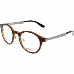 Oprawki "5022SMV" w kolorze brązowo-szarym. Brązowe okulary przeciwsłoneczne damskie Carrera, Ferragamo. W wyprzedaży za 119.95 zł.