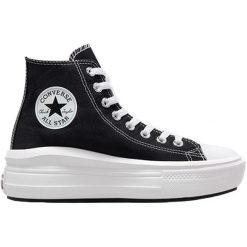 Trampki Converse Chuck Taylor All Star Move Hi, Kobiety. Czarne trampki damskie Converse, bez wzorów, bez zapięcia. Za 490.00 zł.