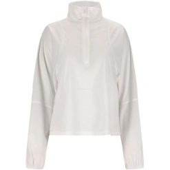 Kurtka polarowa damska z półzamkiem Athlecia Cavallo. Białe kurtki damskie Athlecia, bez wzorów, z polaru, bez kaptura. Za 296.50 zł.