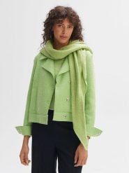 OPUS Szal w kolorze jasnozielonym - 186 x 96 cm rozmiar: onesize. Zielone szaliki damskie Opus, bez wzorów, z materiału. Za 91.56 zł.