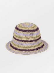 Becksöndergaard Kapelusz w kolorze beżowo-lawendowym rozmiar: XS/S. Brązowe kapelusze damskie Becksöndergaard, bez wzorów, z materiału. Za 69.99 zł.