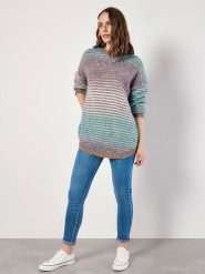 Apricot Sweter w kolorze szaro-turkusowym rozmiar: XS. Szare swetry klasyczne damskie Apricot, xs, bez kołnierzyka. Za 74.63 zł.