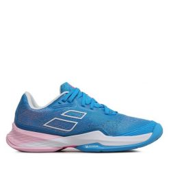 Buty do tenisa Babolat. Niebieskie obuwie sportowe damskie BABOLAT, tenisowe. Za 469.99 zł.
